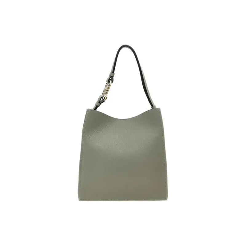 Furla Leather Shoulder Bag Small Size Women's Green-0