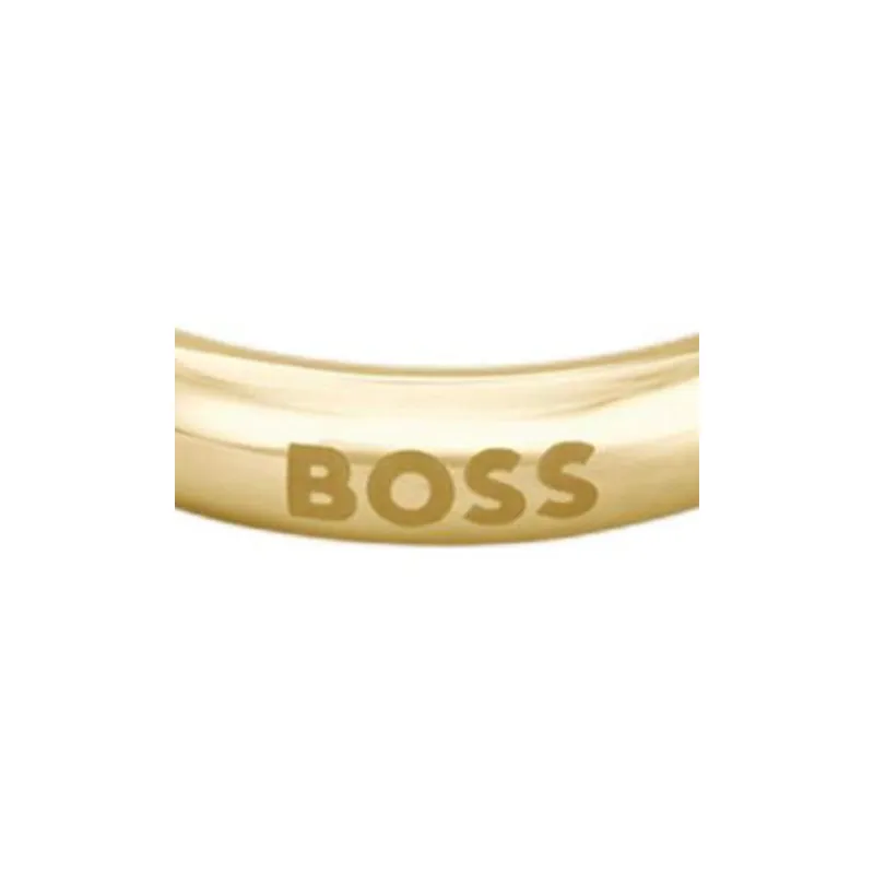 HUGO BOSS Stainless Steel Rings Women's Gold-2