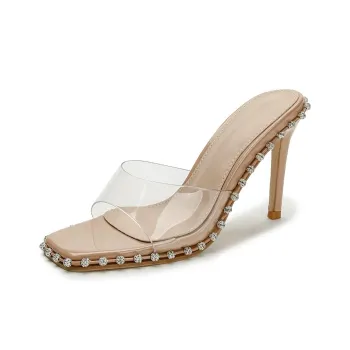 CZRSK Strap Sandals 9CM Women's Brown