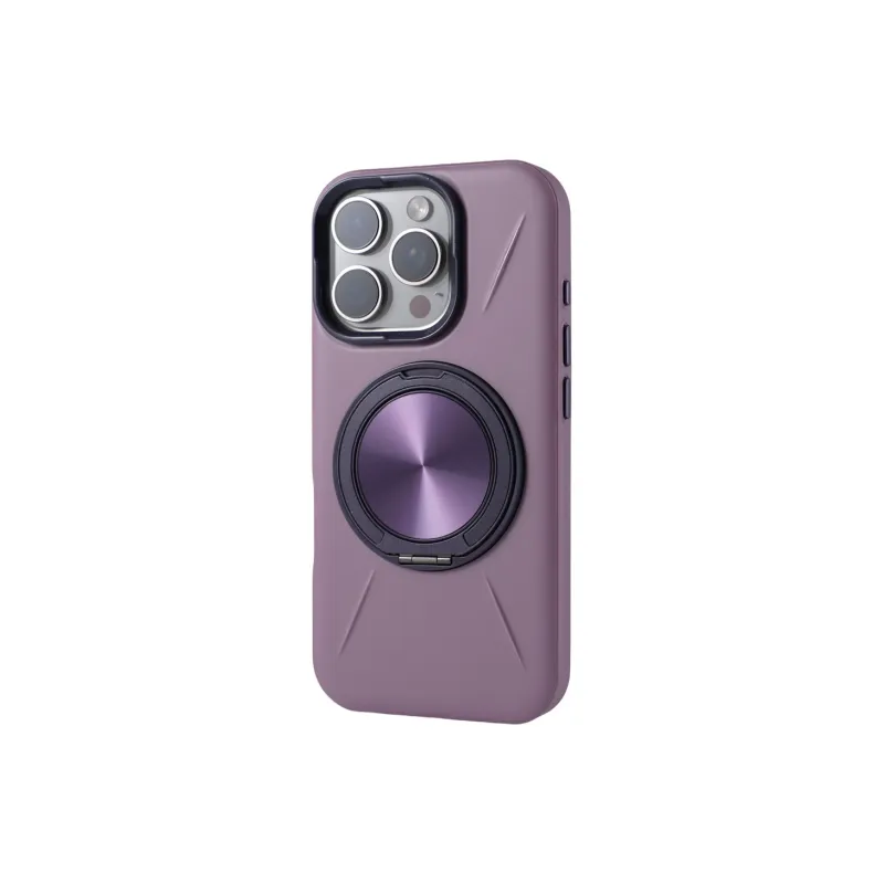DEPA PC Material Rotating Stand Magnetic Phone Cases Compatible With Apple 12 16 Collection Minimalist-5