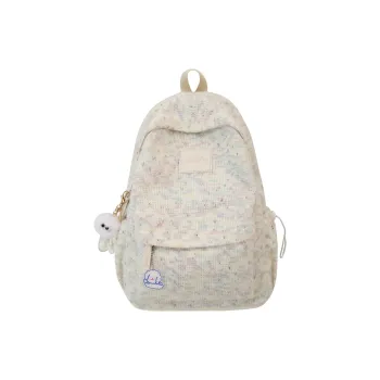 URBAN FOREST Nylon Backpack Regular Women's White/Yellow/Green/Pink