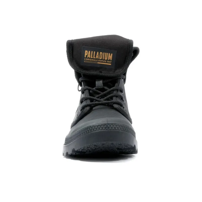 Palladium Waterproof And Wear resistant Short Outdoor Boots Unisex Black-4