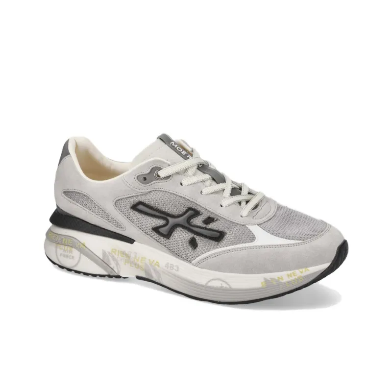 PREMIATA Moerun Low Top Casual Shoes Men's Gray-2