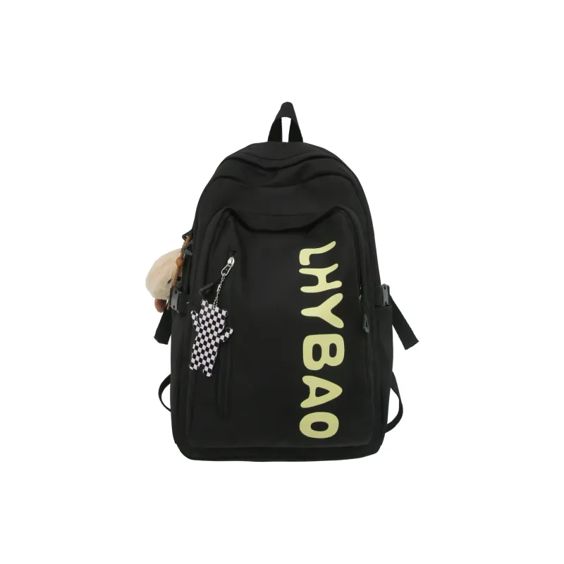 URBAN FOREST Nylon Backpack Women's White/Black/Yellow/Blue/Pink-4