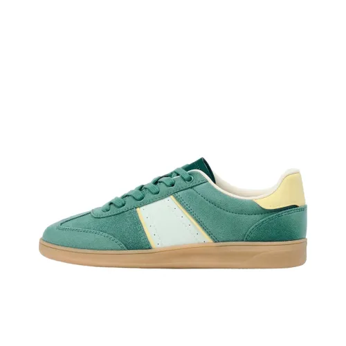 ZARA Low Top Skateboard Shoes Women's Green