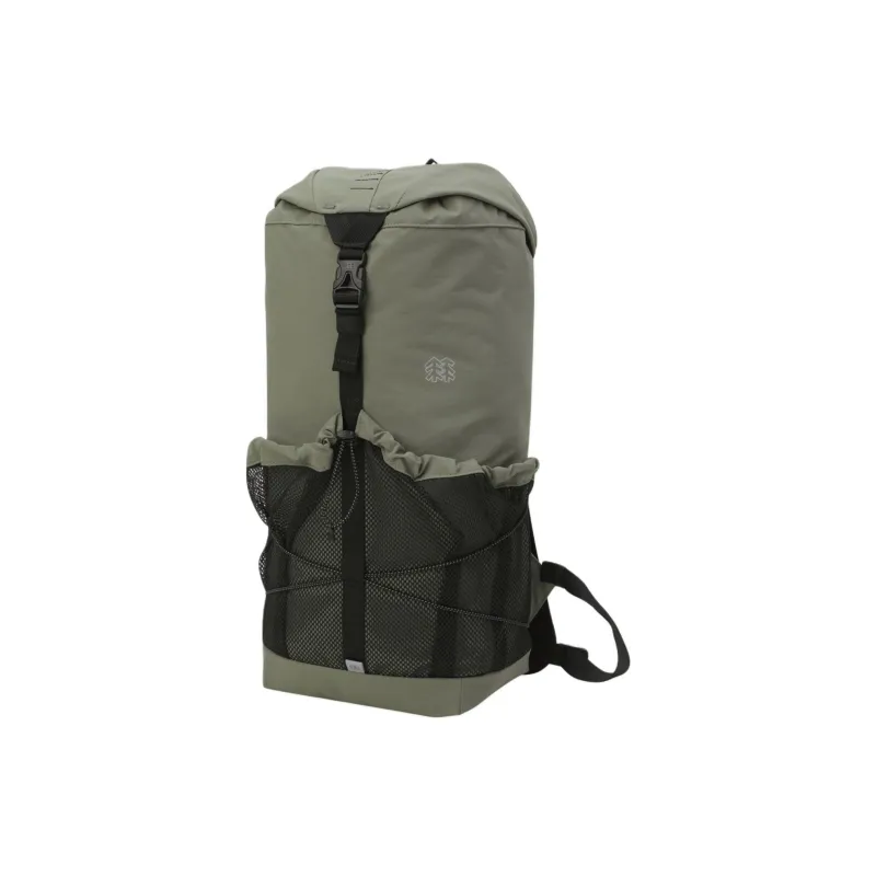 KOLON SPORT Nylon Outdoor Hiking Bag Backpacks Unisex Khaki-0