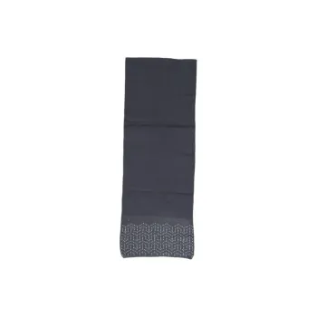 PIECES Polyester Viscose Nylon Knit Scarves Unisex Black