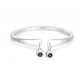 OSSINMI 999 Fine Silver Bangles Women's