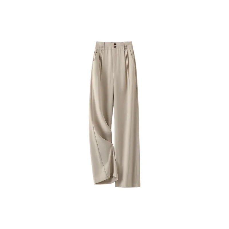 IHIMI Casual Pants Women's Light Beige-1