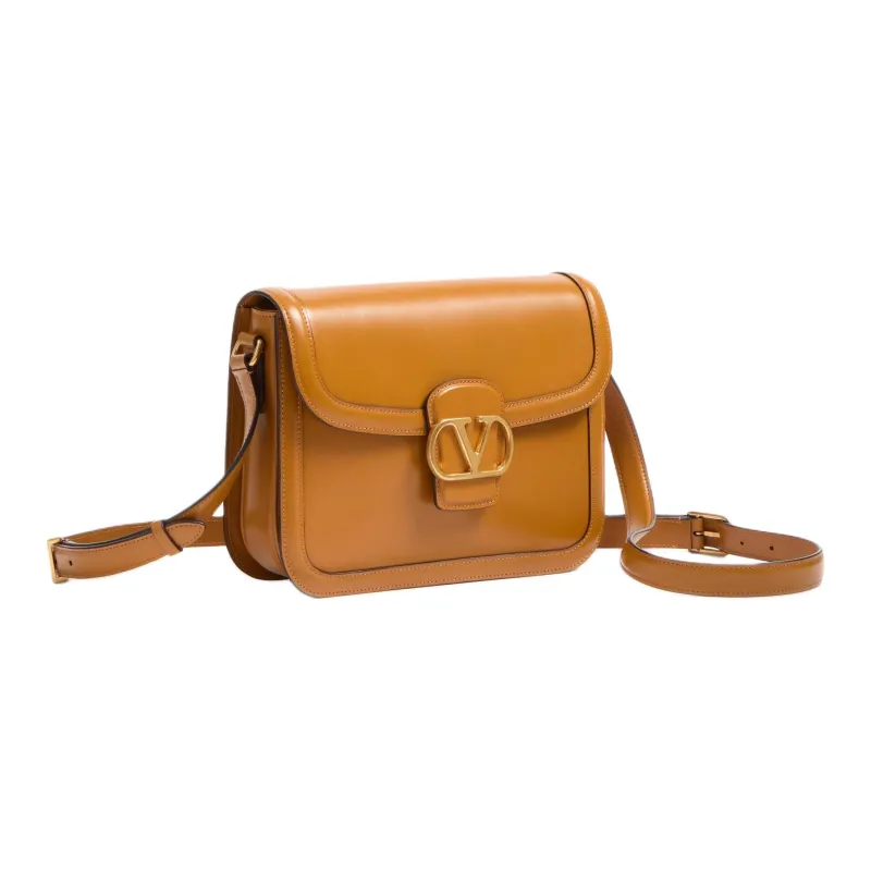 Valentino GARAVANI Calfskin Crossbody Bags Shoulder Bags Women's Gold Foil-2