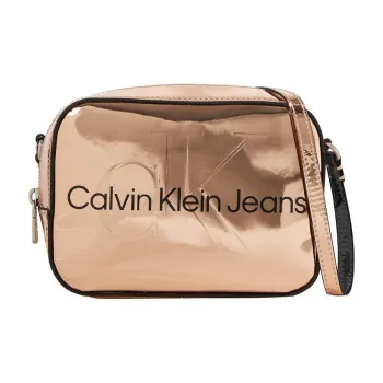 CALVIN KLEIN PU Shoulder Bag Women's Light Brown