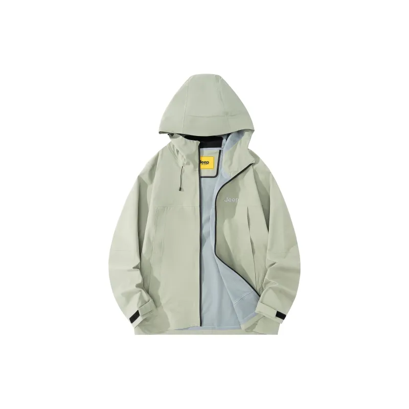 Jeep Waterproof Breathable Wear Resistant And Warm Windbreaker Jacket Unisex-2