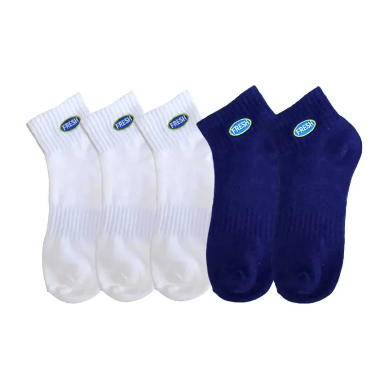 MIIOW Mid Calf Socks Unisex 5 Pack-12