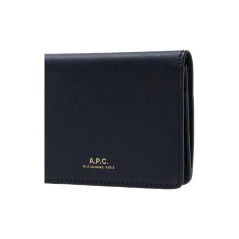 A.P.C Logo Printed Bi Fold Wallet-5