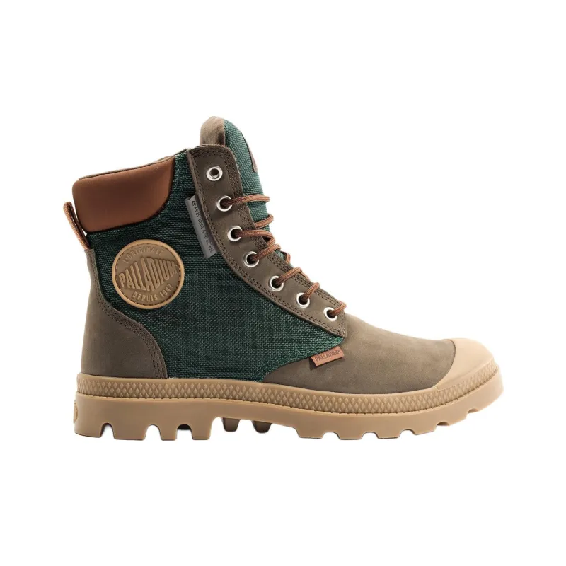 Palladium Pampa Waterproof Short Outdoor Boots Unisex Green-2