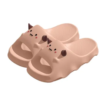 LUNNIFEIYA Little Demon Slippers Cute Cartoon Soft Home Slippers Summer Women's