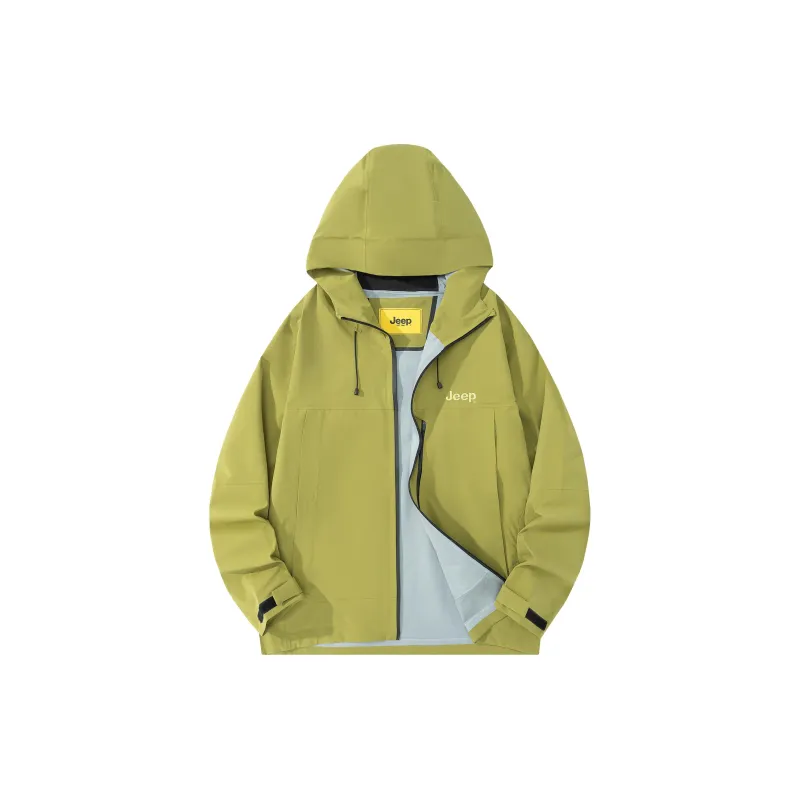 Jeep Waterproof Breathable Wear Resistant And Warm Windbreaker Jacket Unisex-4