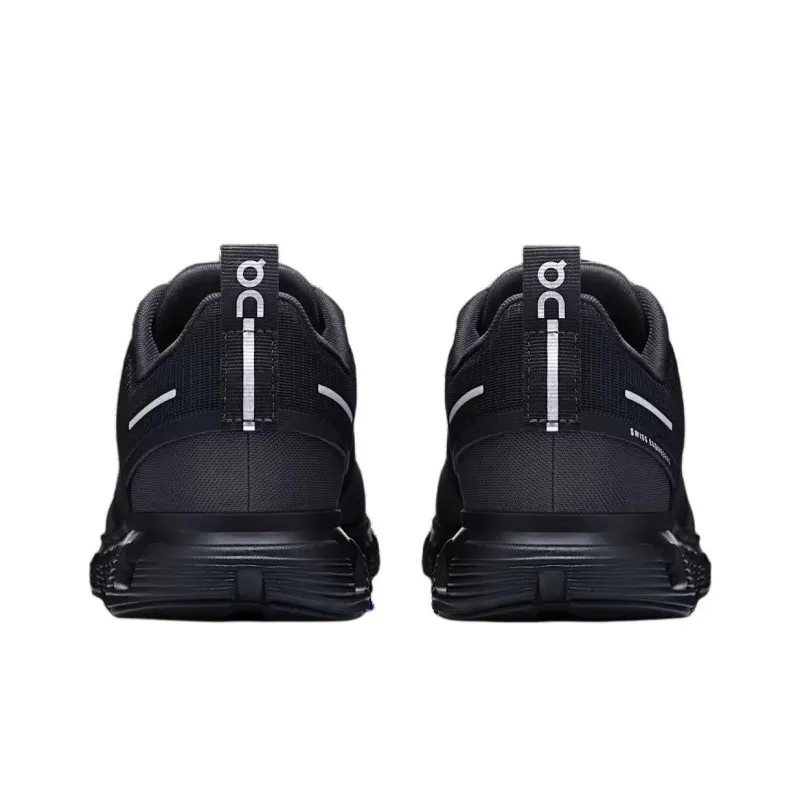 On Running Cloud 6 Waterproof All Black Women's-5