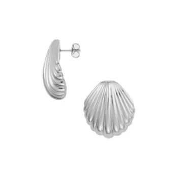 ANNI LU Brass Sterling Silver 18K Gold Earrings Unisex Silver
