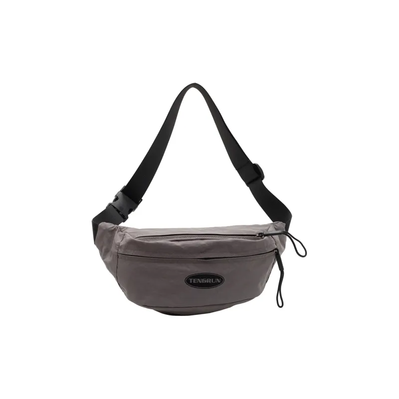 GOBLIN SHARKS 1759 Fabric Backpack Sling Bag Regular Unisex Ecru/Gray/Black/Brown/Red-7