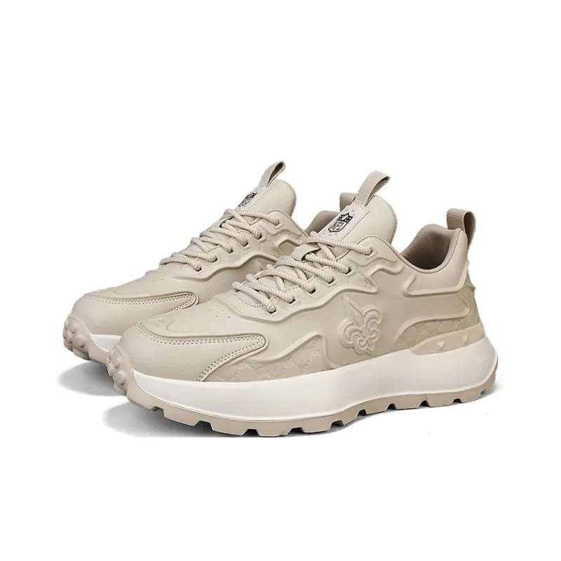 NFL New Orleans Saints Wrapping, Wear Resistant And Non Slip Low Top Casual Shoes Men's Apricot-2