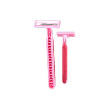 JINGLINGLONG 1 Blade Holder With 2 Blade Heads Shaver Manual Underarm Hair Trimmer