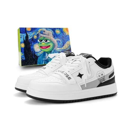 Pepe The Frog Low Top Skateboard Shoes Unisex