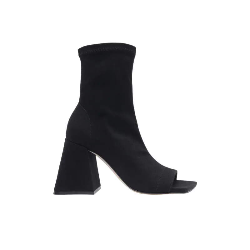 Vic Matie Pump Ankle Boots 9cm Women's Black-1