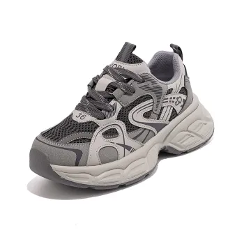 JOHLIN DREAM Height Increasing Low Top Chunky Sneakers Women's