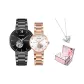 Couple Watches-Black & Rose