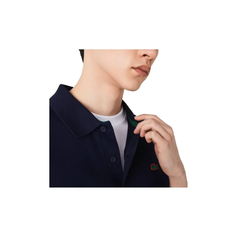 LACOSTE Polo Shirt Men's Navy Blue-2