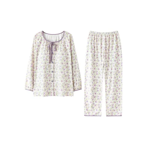 Huggy Kissy Pajama Set Women's Apricot