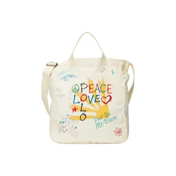 Ralph Lauren Fabric Tote Bag Shopping Bag Shoulder Bag Crossbody Bag Handbag Men's Ecru
