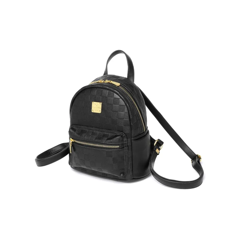 BOBDOG PU Backpack Women's Ecru/Black-6