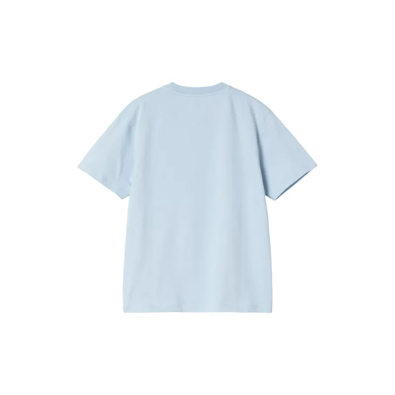 Carhartt WIP S/S Pocket T Shirts Women's Sky Blue-1
