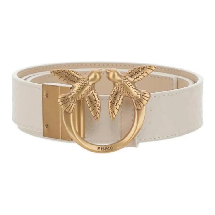PINKO Double Face Love Birds Buckled Belt-0