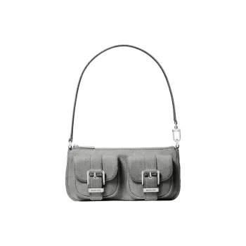 MICHAEL KORS Fabric Handbag Small Size Women's Light Gray