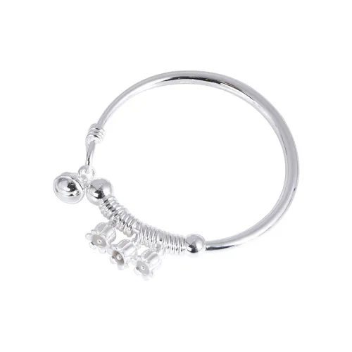 JINLUWANG 999 Fine Silver Sterling Silver Bracelets Women's