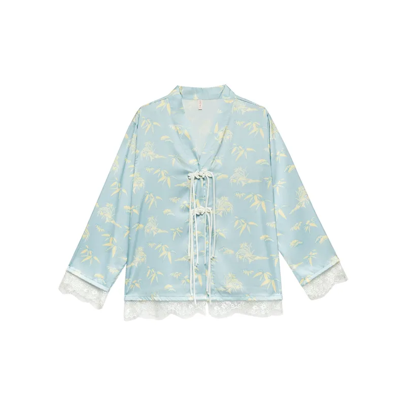 Shanghai Story Pajama Set Women's Blue-4