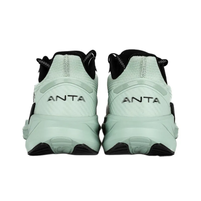 Anta DuCi4 Anti Slip And Wear Resistant Lightweight Low Top Casual Running Shoes Men's White Green-4
