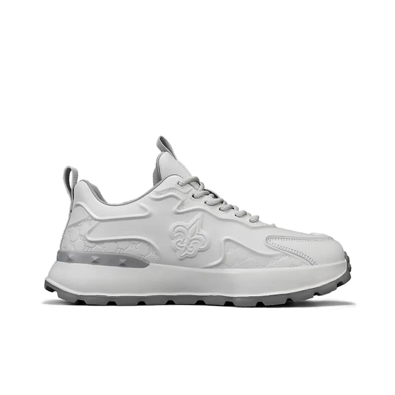 NFL New Orleans Saints Wrapping, Wear Resistant And Non Slip Low Top Casual Shoes Men's Gray-1