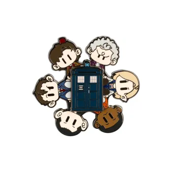 SCIFI Fanpace Doctor Who Mysterious Doctor TARDIS Spin Badges