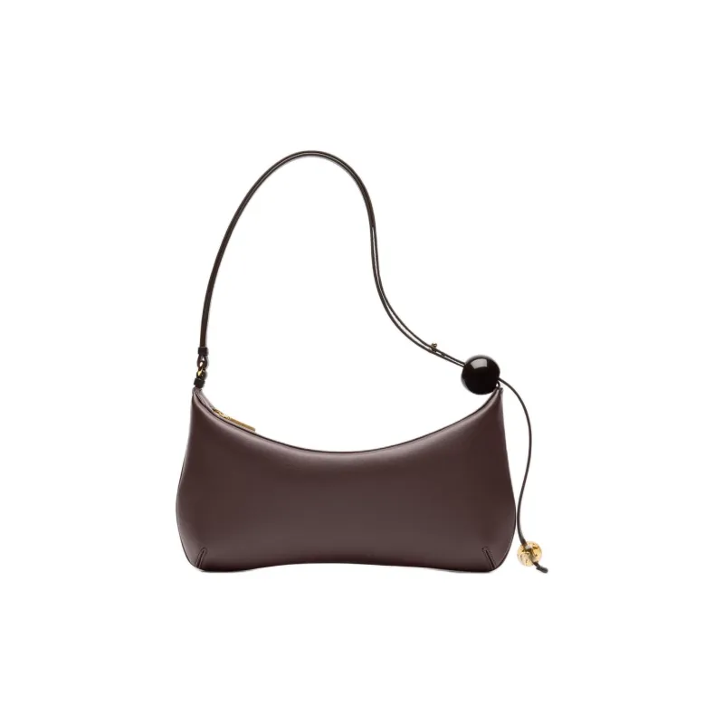 Jacquemus Sheepskin Handbag, Shoulder Bag Tubas Women's Brown-2