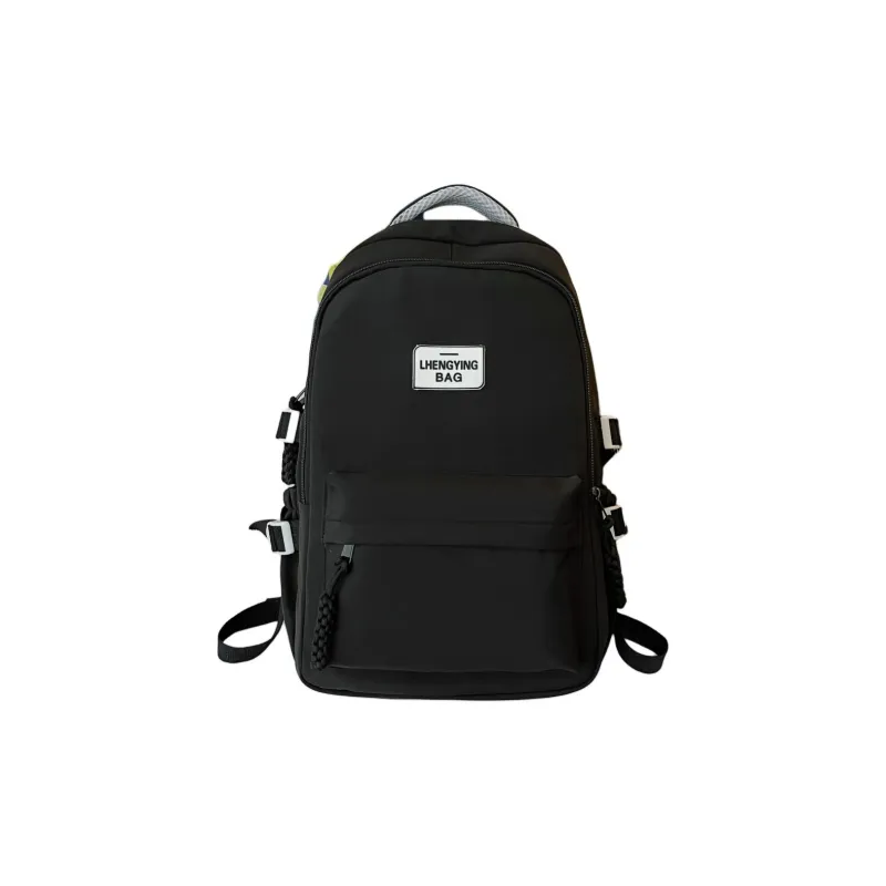 URBAN FOREST Nylon Backpack Unisex White/Black/Yellow/Green/Blue-3