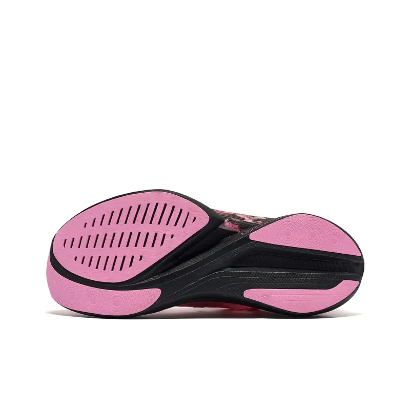 Saucony Endorphin Elite Abrasion-Resistant Low-Top Running Shoes Unisex Pink-4