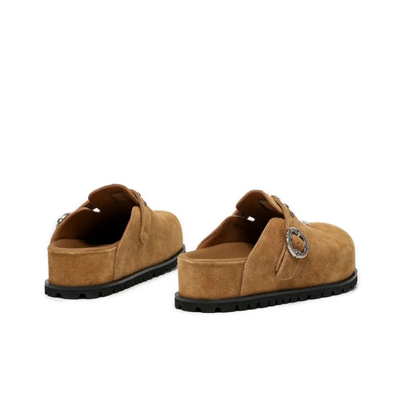 Beau Today Rubber Sole Abrasion Resistant Slip Resistant Wrap toe Slippers Women's-6