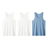 3 Pack (White 2+Light Gray Blue)