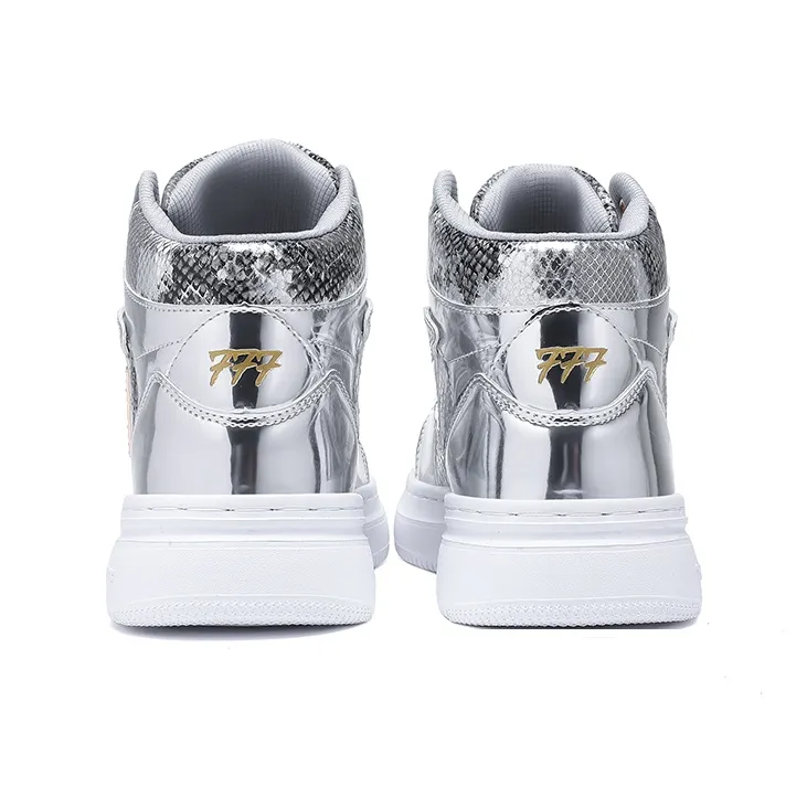 AMICNIEGD Breathable Anti Slip And Wear Resistant High Top Skateboard Shoes Unisex-5