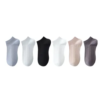 H YXIANG No Show Socks Men's 6 Pack