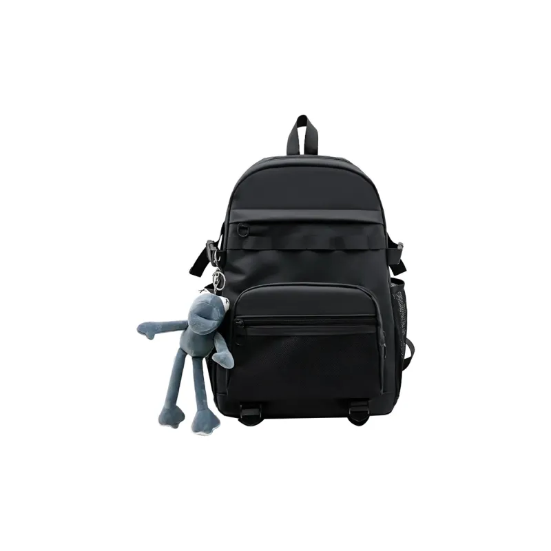 URBAN FOREST PU Backpack Unisex Gray/Black-3